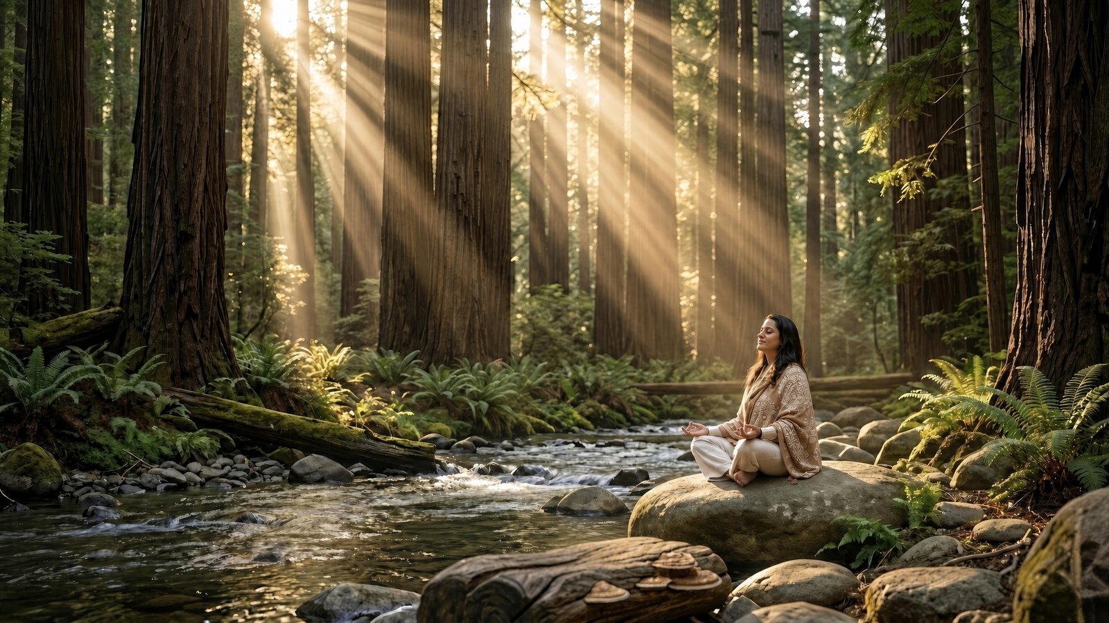 Serene nature landscape — the healer is within